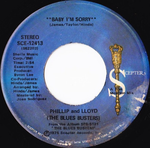 Phillip And Lloyd, The Blues Busters - Baby, I'm Sorry (7")