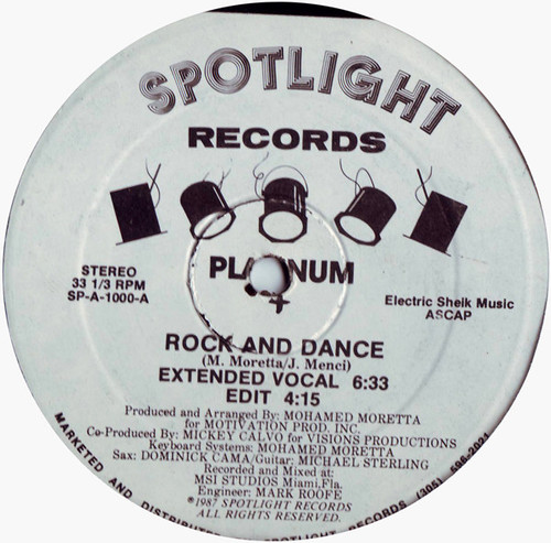 Platinum (16) - Rock And Dance (12")