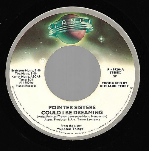 Pointer Sisters - Could I Be Dreaming (7")