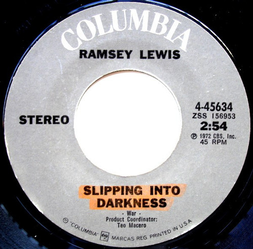 Ramsey Lewis - Slipping Into Darkness / Collage (7", Single, Styrene, Ter)