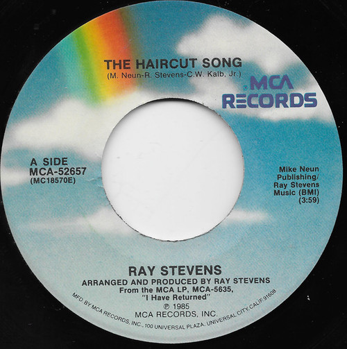Ray Stevens - The Haircut Song (7", Pin)