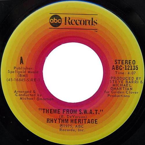 Rhythm Heritage - Theme From S.W.A.T. (7", Styrene, Ter)