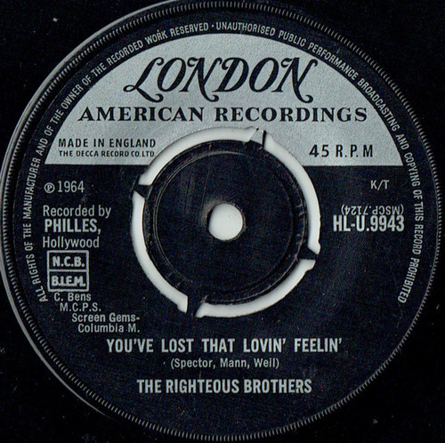 The Righteous Brothers - You've Lost That Lovin' Feelin' (7", Single)