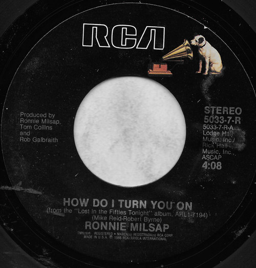 Ronnie Milsap - How Do I Turn You On / Don't Take It Tonight (7", Styrene, All)