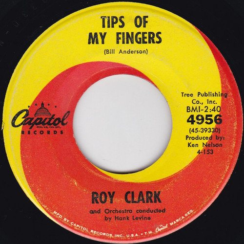 Roy Clark - Tips Of My Fingers / Spooky Movies (7")