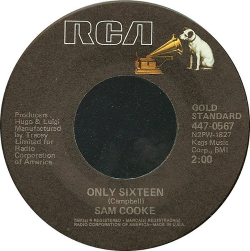 Sam Cooke - Only Sixteen / For Sentimental Reasons (7")