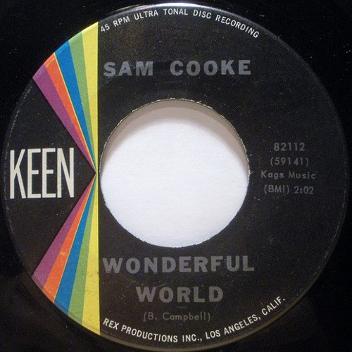Sam Cooke - Wonderful World / Along The Navajo Trail (7", Single)
