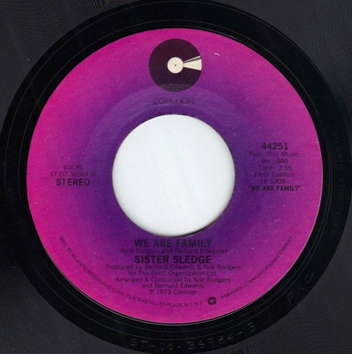 Sister Sledge - We Are Family (7", Single, RI)