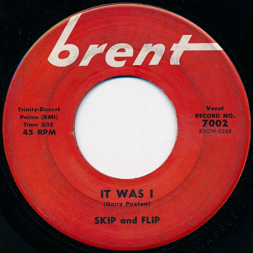 Skip And Flip* - It Was I / Lunch Hour (7", Single)