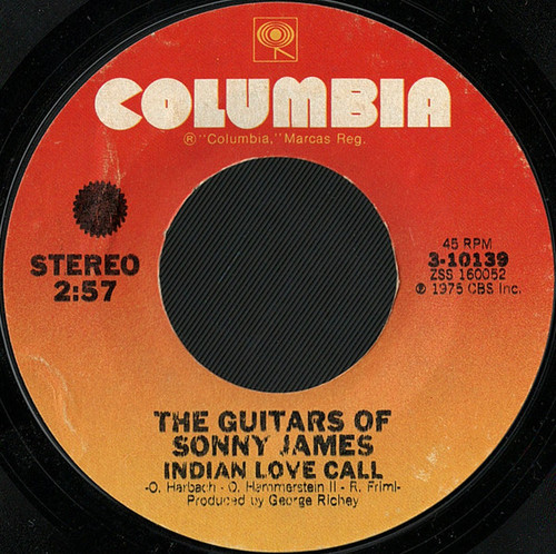 The Guitars Of Sonny James* - Indian Love Call (7", Single)