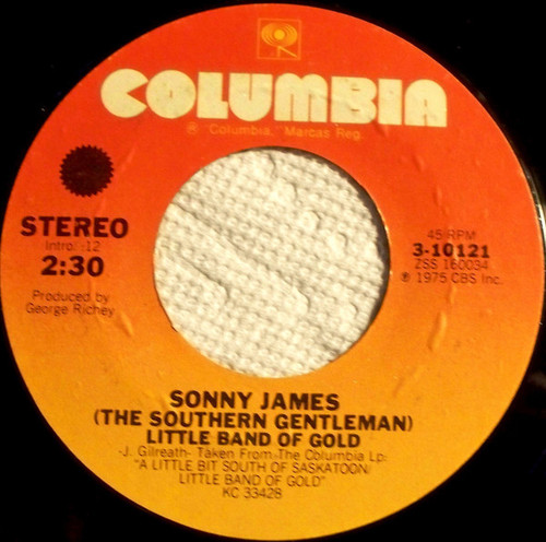 Sonny James - Little Band Of Gold (7", Single, Styrene, Ter)