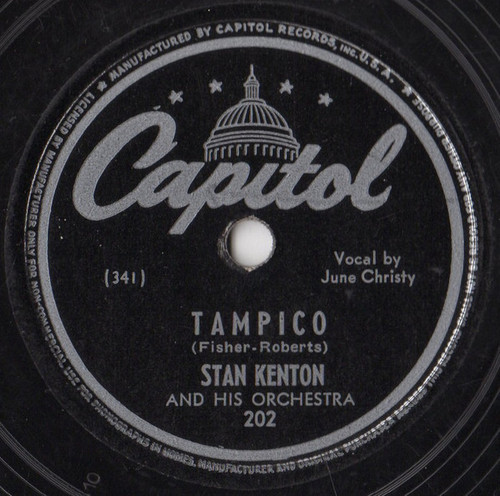 Stan Kenton And His Orchestra - Tampico / Southern Scandal (Shellac, 10", Scr)
