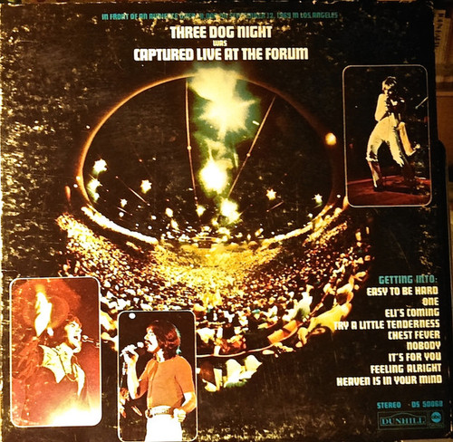 Three Dog Night - Captured Live At The Forum (LP, Album, San)_4045523515