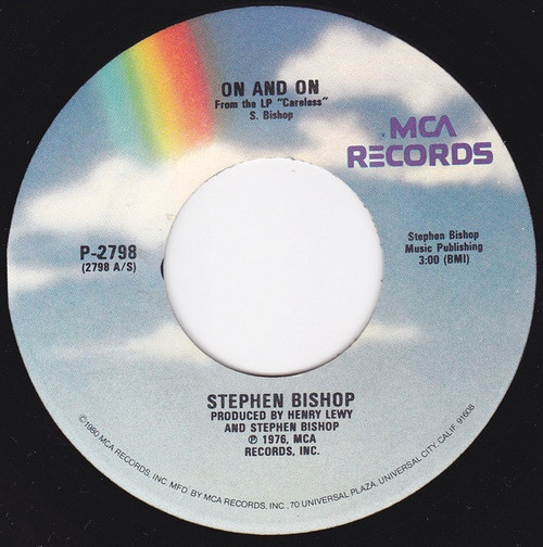 Stephen Bishop - On And On (7", Single, RE)
