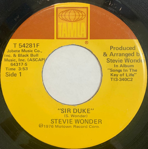 Stevie Wonder - Sir Duke (7", Single, Mon)