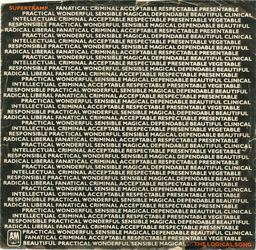 Supertramp - The Logical Song (7", Single, RCA)