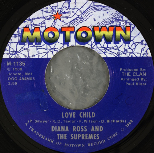 Diana Ross And The Supremes* - Love Child / Will This Be The Day (7", Single, Mono, Ame)