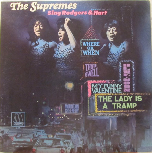 The Supremes - The Supremes Sing Rodgers & Hart (LP, Album, Mono)