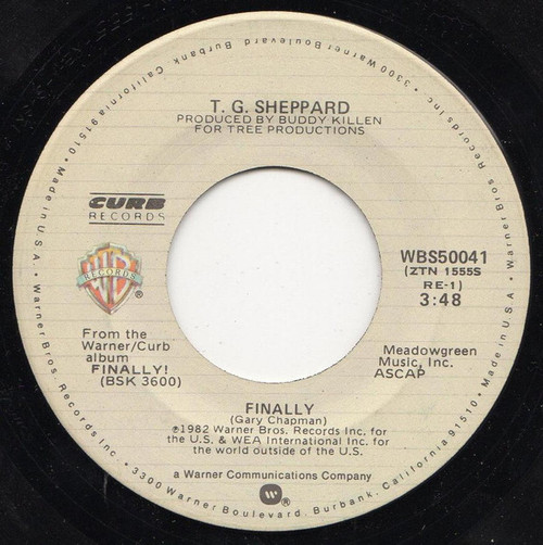 T.G. Sheppard - Finally (7", Spe)