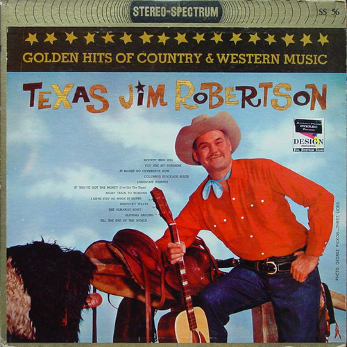 Texas Jim Robertson - Golden Hits Of Country & Western Music (LP, Album)