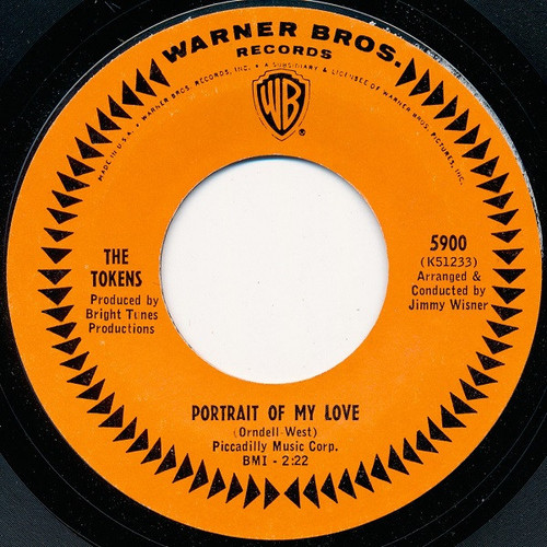 The Tokens - Portrait Of My Love (7", Single)