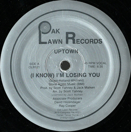 Uptown (21) - (I Know) I'm Losing You (12", Single, RE)