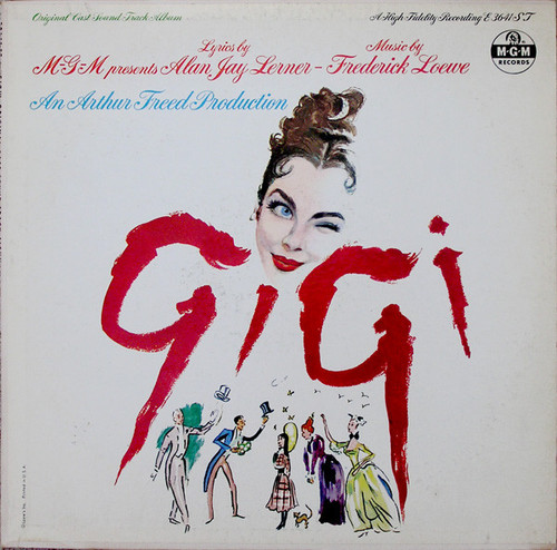 Various - "Gigi" - Original Cast Sound Track Album (LP, Album, Mono, Yel)