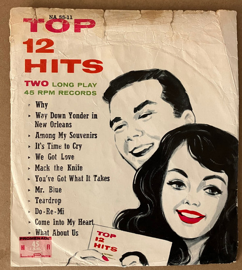 Various - 12 Top Hits (2x7", EP)