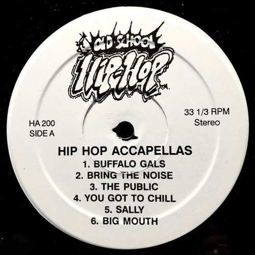 Various - Hip Hop Accapellas (12", Unofficial)