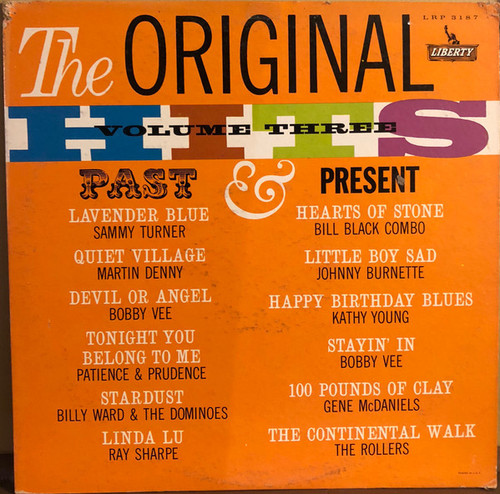 Various - The Original Hits, Volume Three:  Past & Present  (LP, Comp, Mono)