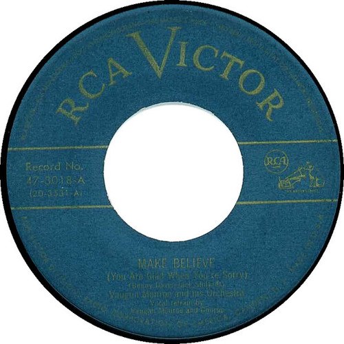 Vaughn Monroe And His Orchestra - Make Believe (7", Single)