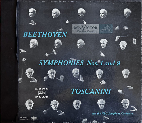 Beethoven*, Toscanini*, The NBC Symphony Orchestra* - Symphonies Nos. 1 And 9 (2xLP + Box)