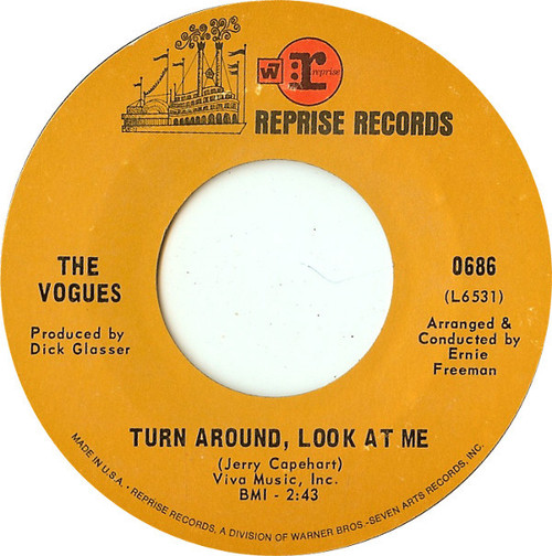The Vogues - Turn Around, Look At Me (7", Single, Styrene, Ter)