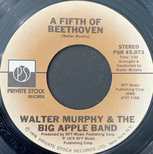 Walter Murphy & The Big Apple Band - A Fifth Of Beethoven / California Strut (7", Single, Styrene, Ter)