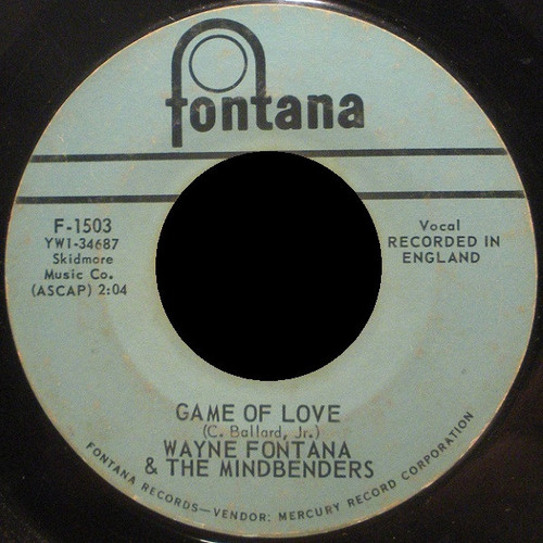 Wayne Fontana & The Mindbenders - Game Of Love (7", Single)