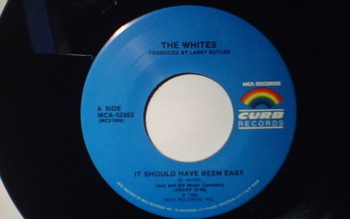 The Whites - It Should Have Been Easy (7", Single, Pin)
