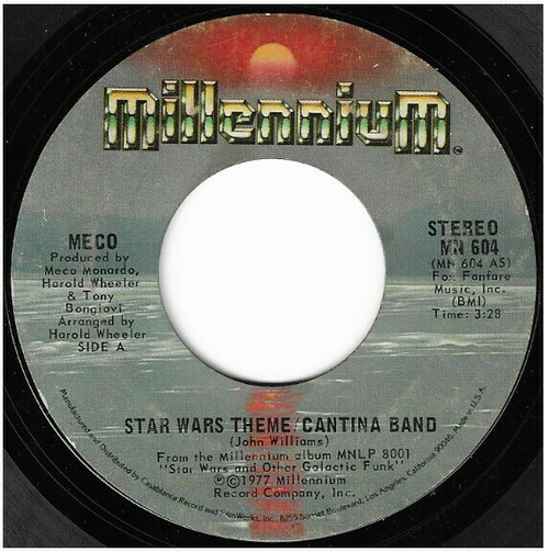 Meco* - Star Wars Theme/Cantina Band (7", Single, Styrene, Ter)