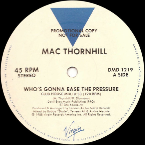 Mac Thornhill / Well Red - Who's Gonna Ease The Pressure / M.F.S.B. (12", Promo)