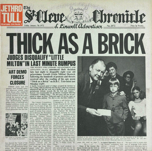 Jethro Tull - Thick As A Brick (LP, Album, Gat)_4065147694