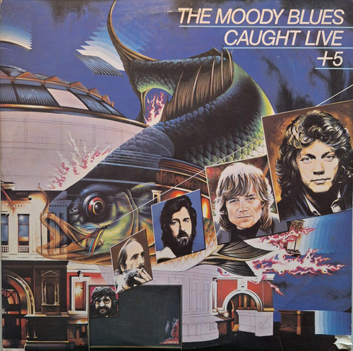 The Moody Blues - Caught Live +5 (2xLP, Album, PH )