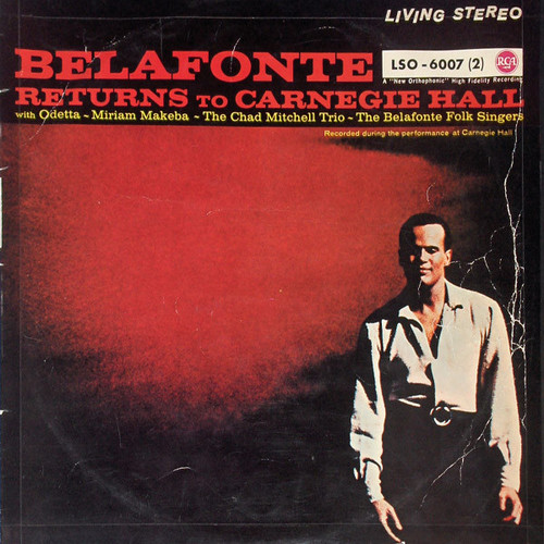 Harry Belafonte - Belafonte Returns To Carnegie Hall (2xLP, Album)