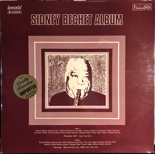 Sidney Bechet - Sidney Bechet Album (LP, Album, RE, Yel)