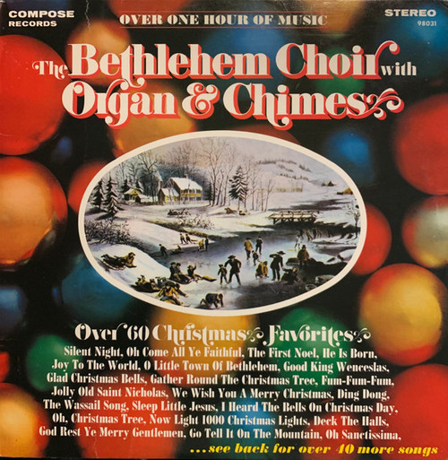 The Bethlehem Choir - With Organ & Chimes (LP, Album)