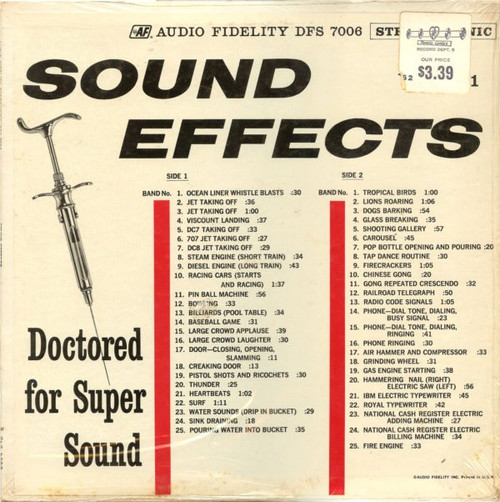 No Artist - Sound Effects Volume 1 (LP)_4120857975