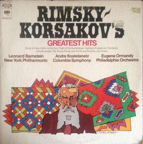 Rimsky-Korsakov* / Leonard Bernstein, New York Philharmonic / Andre Kostelanetz*, Columbia Symphony* / Eugene Ormandy, Philadelphia Orchestra* - Rimsky-Korsakov's Greatest Hits (LP, Comp, RP, Ter)