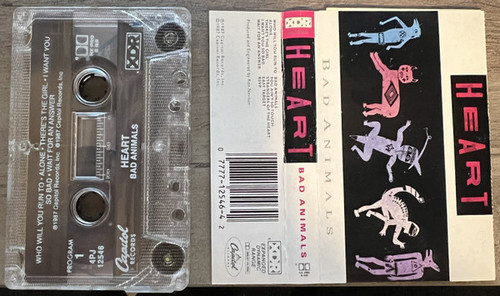 Heart - Bad Animals (Cass, Album, Whi)