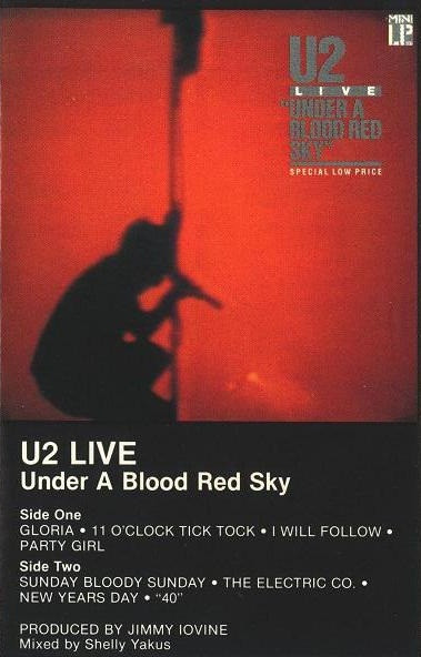 U2 - Live "Under A Blood Red Sky" (Cass, MiniAlbum, SR )