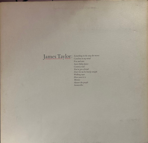 James Taylor (2) - James Taylor's Greatest Hits (LP, Comp, RE, Win)