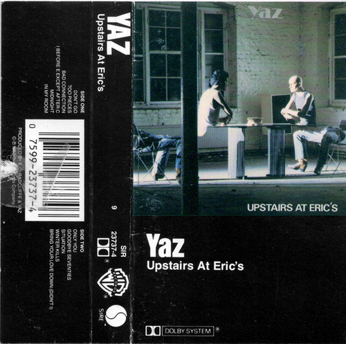 Yaz* - Upstairs At Eric's (Cass, Album, RE, SR,)