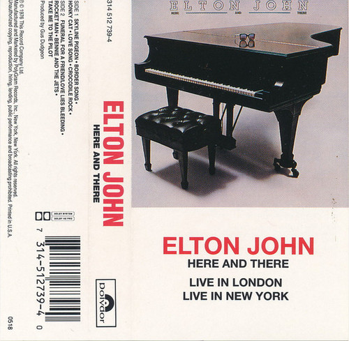 Elton John - Here And There (Cass, Album, RE)
